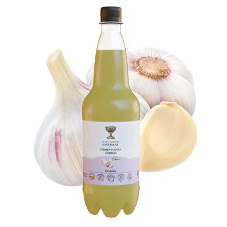Česnakų fermentuotas gėrimas