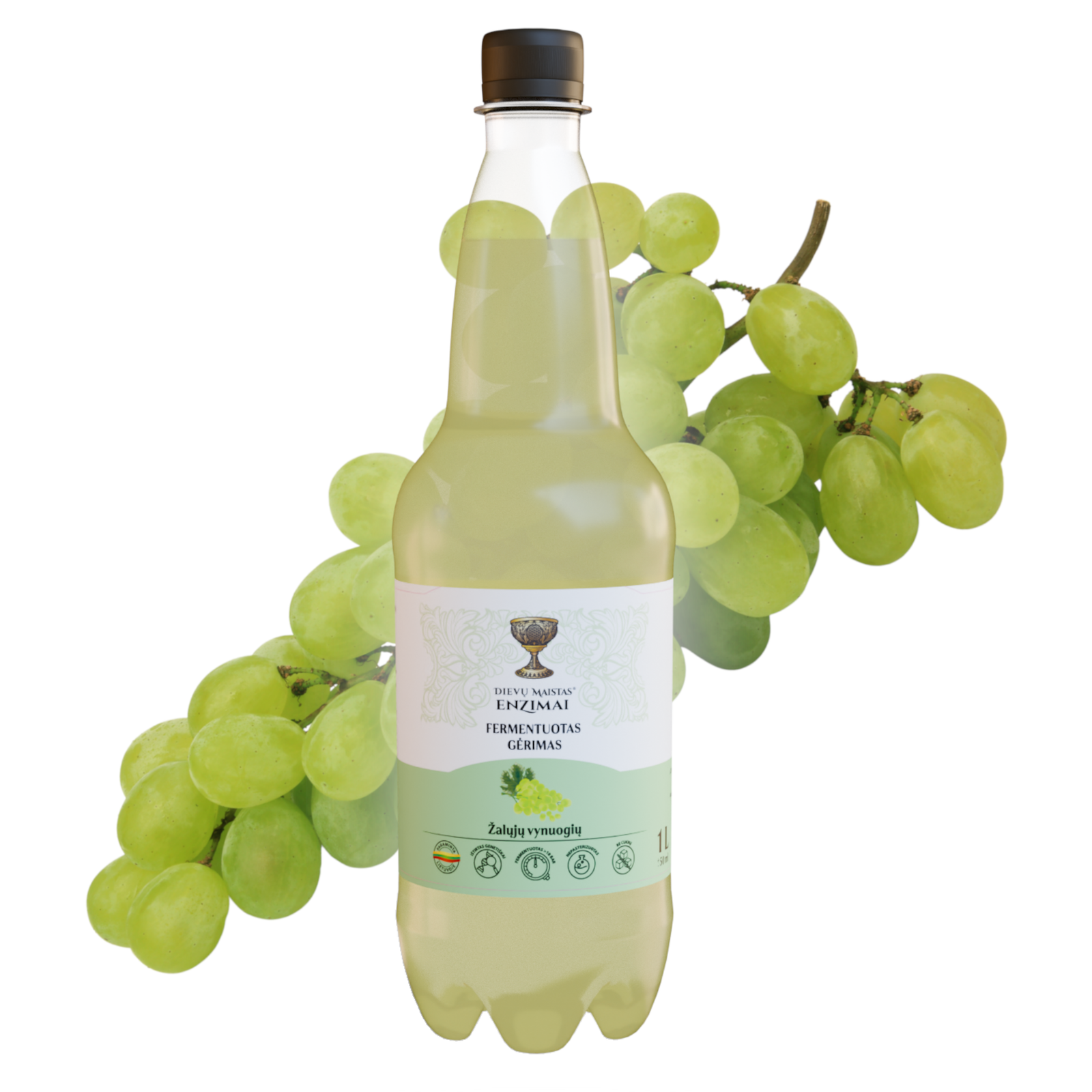 Žaliųjų vynuogių fermentuotas gėrimas